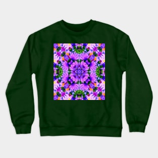 Fragrant herb flower pattern. Crewneck Sweatshirt